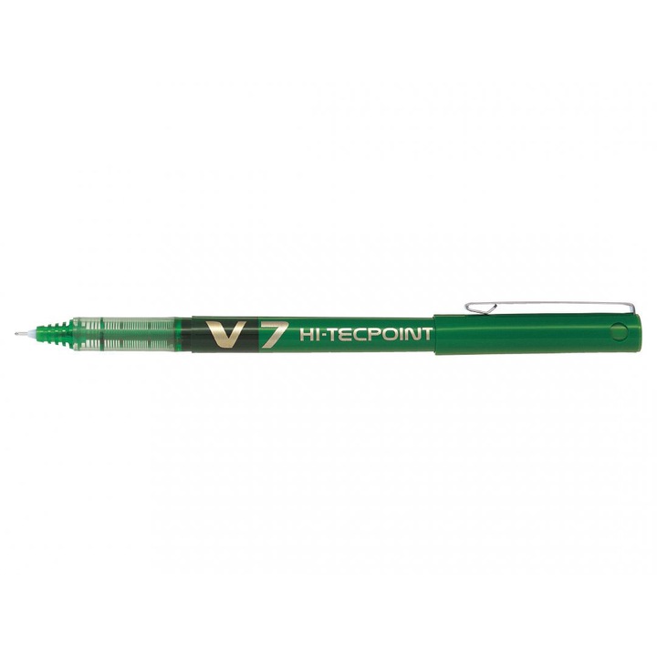 Roller Pilot V7 Hi-Tecpoint, 0.7 mm, Verde
