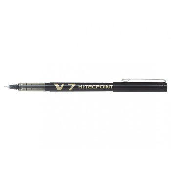 Roller Pilot V7 Hi-Tecpoint, 0.7 mm, Negru Roller Pilot V7 Hi-Tecpoint, 0.7 mm, Negru