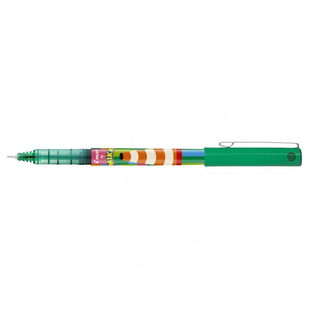 Roller Pilot V5 Hi-Tecpoint, 0.5 mm, Verde, Editie Limitata Mika
