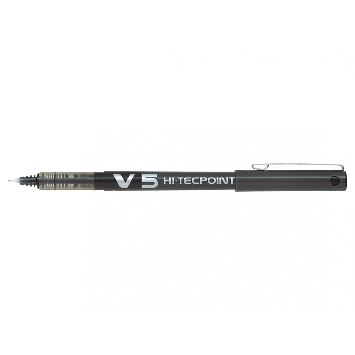 Ролер за писане Pilot V5 Hi-Tecpoint, 0.5 мм, Черен