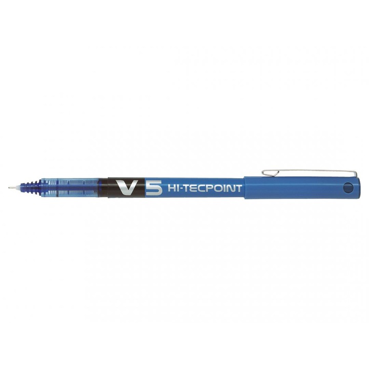 Ролер за писане Pilot V5 Hi-Tecpoint, 0.5 мм, Син