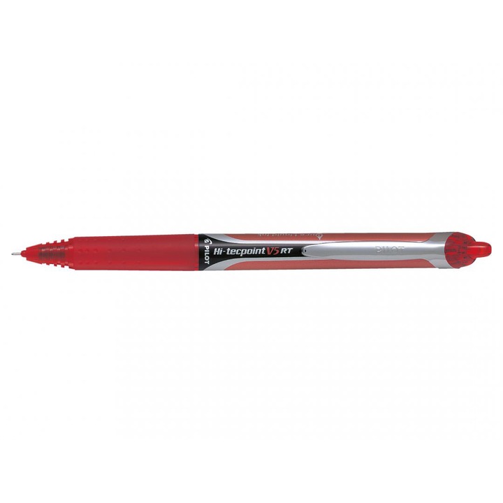 Roller Pilot Hi-Tecpoint, Retractabil, 0.5 mm, Rosu