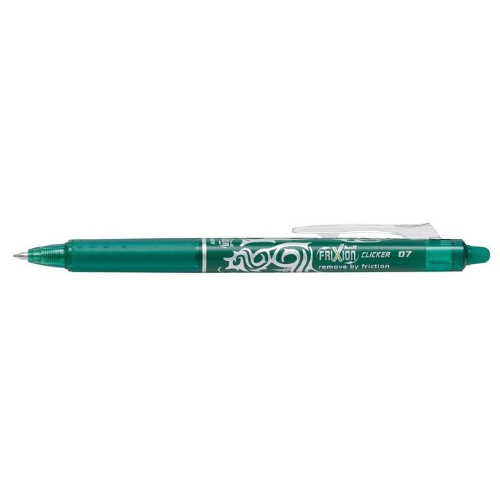 Roller Pilot Frixion Clicker, 0.7 mm, Verde