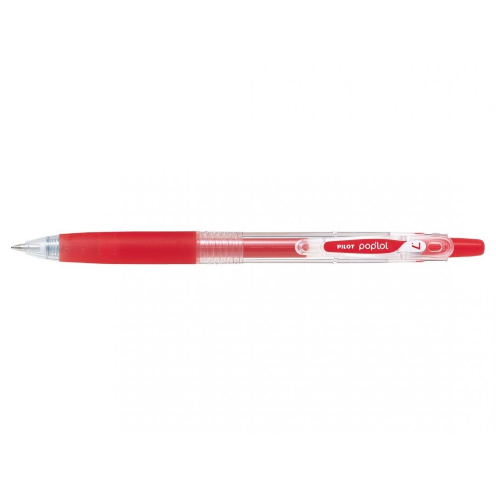 Roller cu Gel Pilot Pop'Lol, Retractabil, 0.7 mm, Rosu