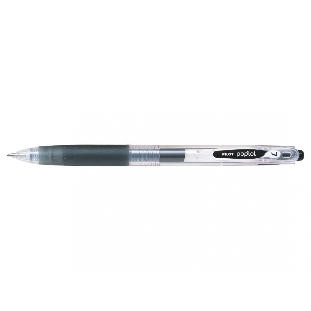Roller cu Gel Pilot Pop'Lol, Retractabil, 0.7 mm, Negru