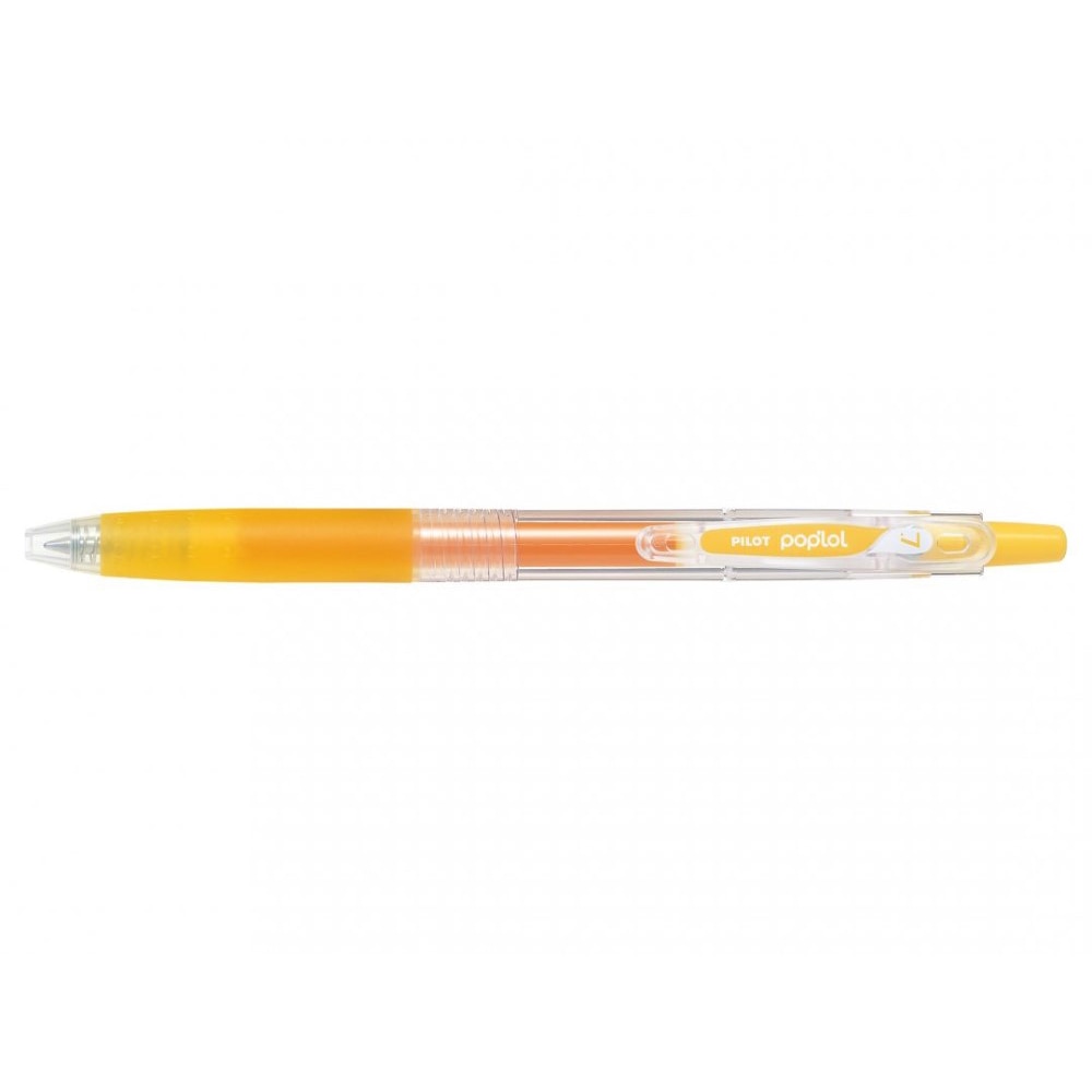 Roller cu Gel Pilot Pop'Lol, Retractabil, 0.7 mm, Galben
