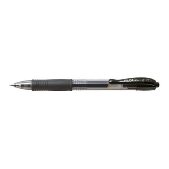 Roller cu Gel Pilot G2, Retractabil, 0.7 mm, Negru Roller cu Gel Pilot G2, Retractabil, 0.7 mm, Negru
