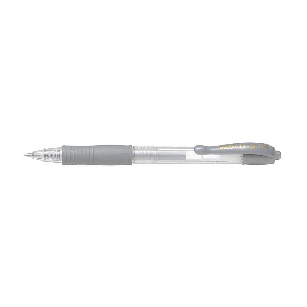 Roller cu Gel Pilot G2 Metalic, Retractabil, 0.7 mm, Argintiu