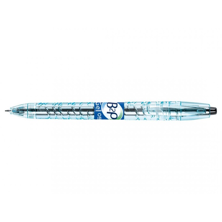 Roller cu Gel Pilot Begreen B2P, Retractabil, 0.7 mm, Negru