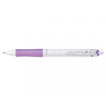 Pix cu bila Pilot Acroball Pure White, Retractabil, 1.0 mm, Violet Pix cu bila Pilot Acroball Pure White, Retractabil, 1.0 mm, Violet