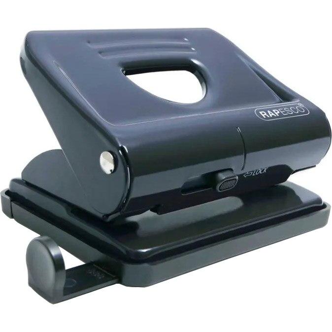 Perforator Metalic Rapesco, 22 Coli, Negru