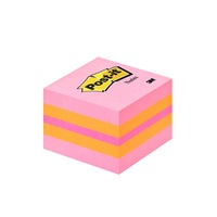 notite adezive cub 3m post-it 51 x 51 mm 400 file roz si portocaliu imagen 15_0_
0