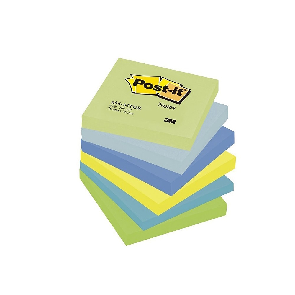 Notite Adezive 3M Post-It Dreamy, 76X 76 mm, 100 File, 6 Buc/Set
