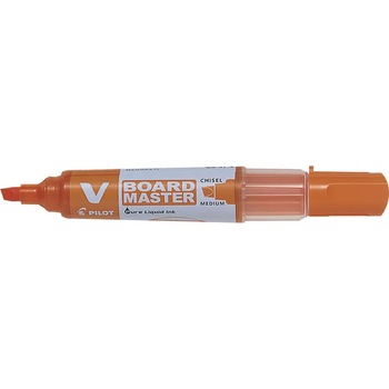 Marker pentru Tabla Pilot Vboard Master, Varf Tesit, 6 mm Portocaliu Marker pentru Tabla Pilot Vboard Master, Varf Tesit, 6 mm Portocaliu