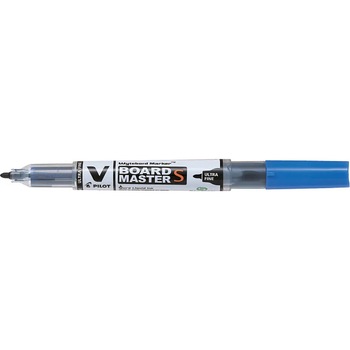 Marker pentru tabla Pilot Vboard Master S, varf rotund, 0.8 mm, Albastru Marker pentru tabla Pilot Vboard Master S, varf rotund, 0.8 mm, Albastru