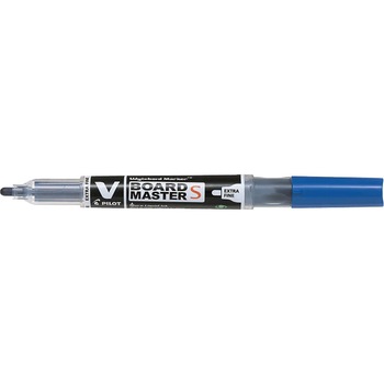 Marker pentru tabla Pilot Vboard Master S, varf rotund, 1.3 mm, Albastru Marker pentru tabla Pilot Vboard Master S, varf rotund, 1.3 mm, Albastru