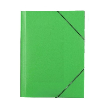 Mapa Plastic Skag, A4, Inchidere cu Elastic, Verde Mapa Plastic Skag, A4, Inchidere cu Elastic, Verde