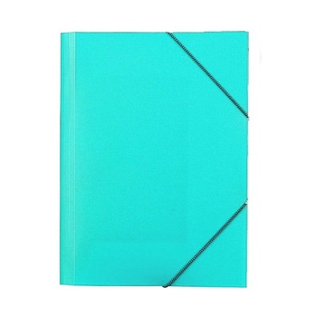 Mapa Plastic Skag, A4, Inchidere cu Elastic, Turcoaz Mapa Plastic Skag, A4, Inchidere cu Elastic, Turcoaz