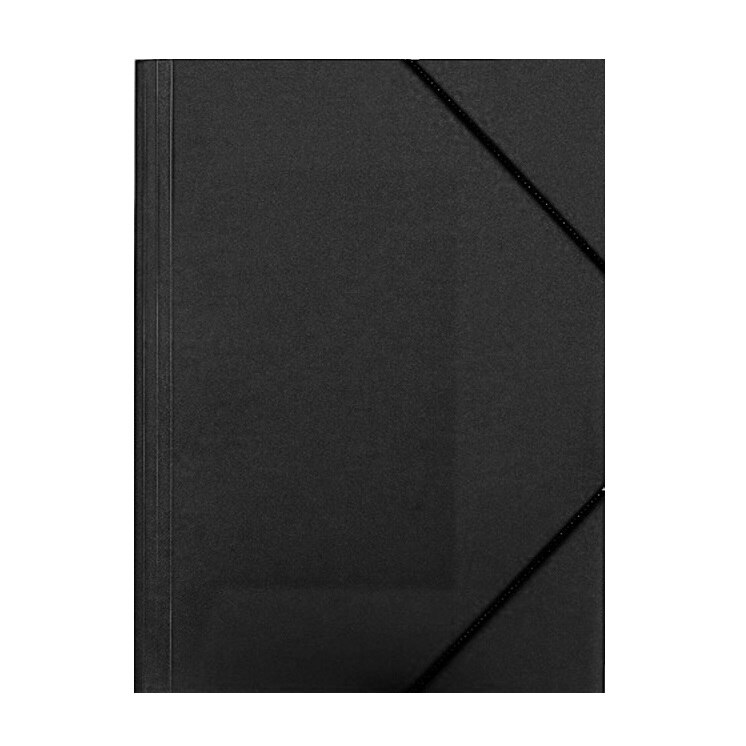 Mapa Plastic Skag, A4, Inchidere cu Elastic, Negru