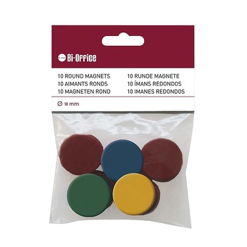 Magneti Bi-Silque, 10 mm, Diverse Culori, 10 Buc/Set Magneti Bi-Silque, 10 mm, Diverse Culori, 10 Buc/Set