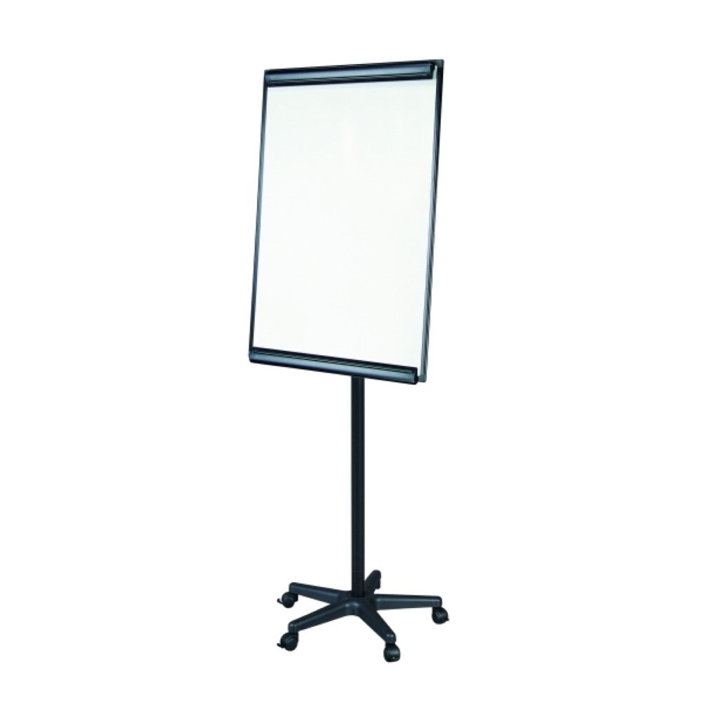 Flipchart Magnetic Mobil Bi-Silque, Rama din Plastic, 70 x 100 cm