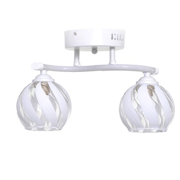 Candelabru Nikom LINE NG 05210-2, LED + 2 x E 27 40 W, 220 V, alb Candelabru Nikom LINE NG 05210-2, LED + 2 x E 27 40 W, 220 V, alb