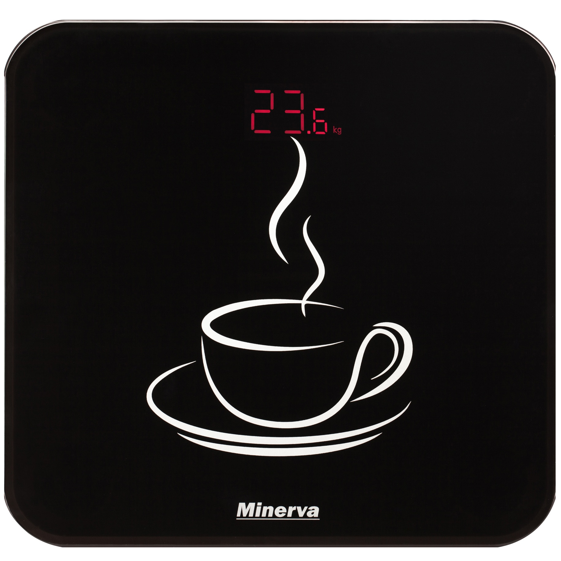 Cantar electronic de persoane Minerva Experience Cupcake B12E, 180 kg, Negru