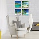 Set Tablouri DEGRETS 78612 Canvas, 50 x 50 cm, 4 piese (4x25x25 cm), Plaje exotice 2