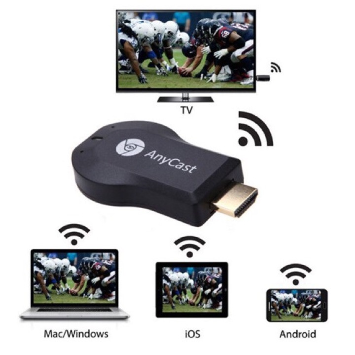 Stick TV, WiFi, 1Tech, Anycast M2, 1.2 GHz, Negru