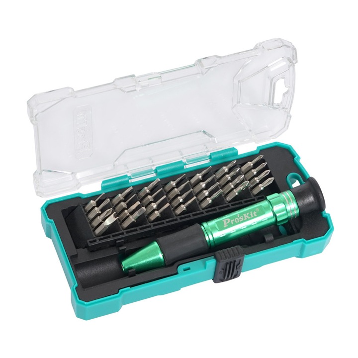 Комплект отвертка с накрайници Proskit SD-9608, 30бр