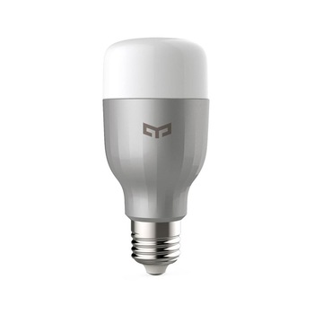 Bec LED RGB inteligent Xiaomi Mi, E27, 10W, 800 lm, Wi-Fi, compatibil Android/iOS Bec LED RGB inteligent Xiaomi Mi, E27, 10W, 800 lm, Wi-Fi, compatibil Android/iOS
