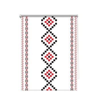 Rulou textil printat, model Traditional 2, material translucid, dimensiune kit 80x185 cm, dimensiune panza 76x185 cm Rulou textil printat, model Traditional 2, material translucid, dimensiune kit 80x185 cm, dimensiune panza 76x185 cm