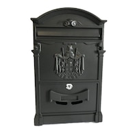 Cutie postala RUSTICA antracit negru 410 x 260 x 90 mm