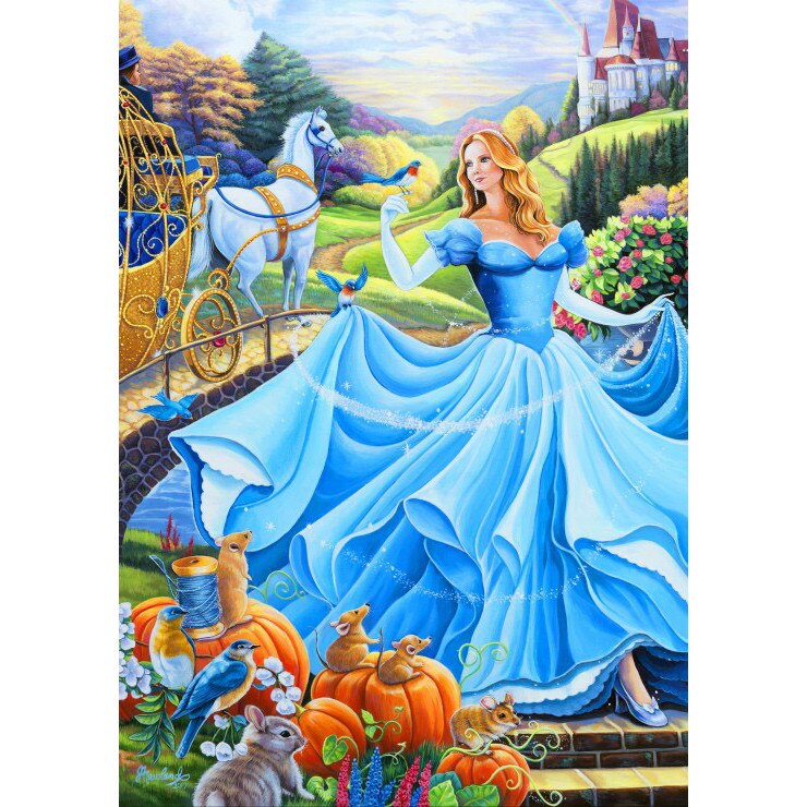 Puzzle Bluebird - Cinderella, 1.000 piese (70085)