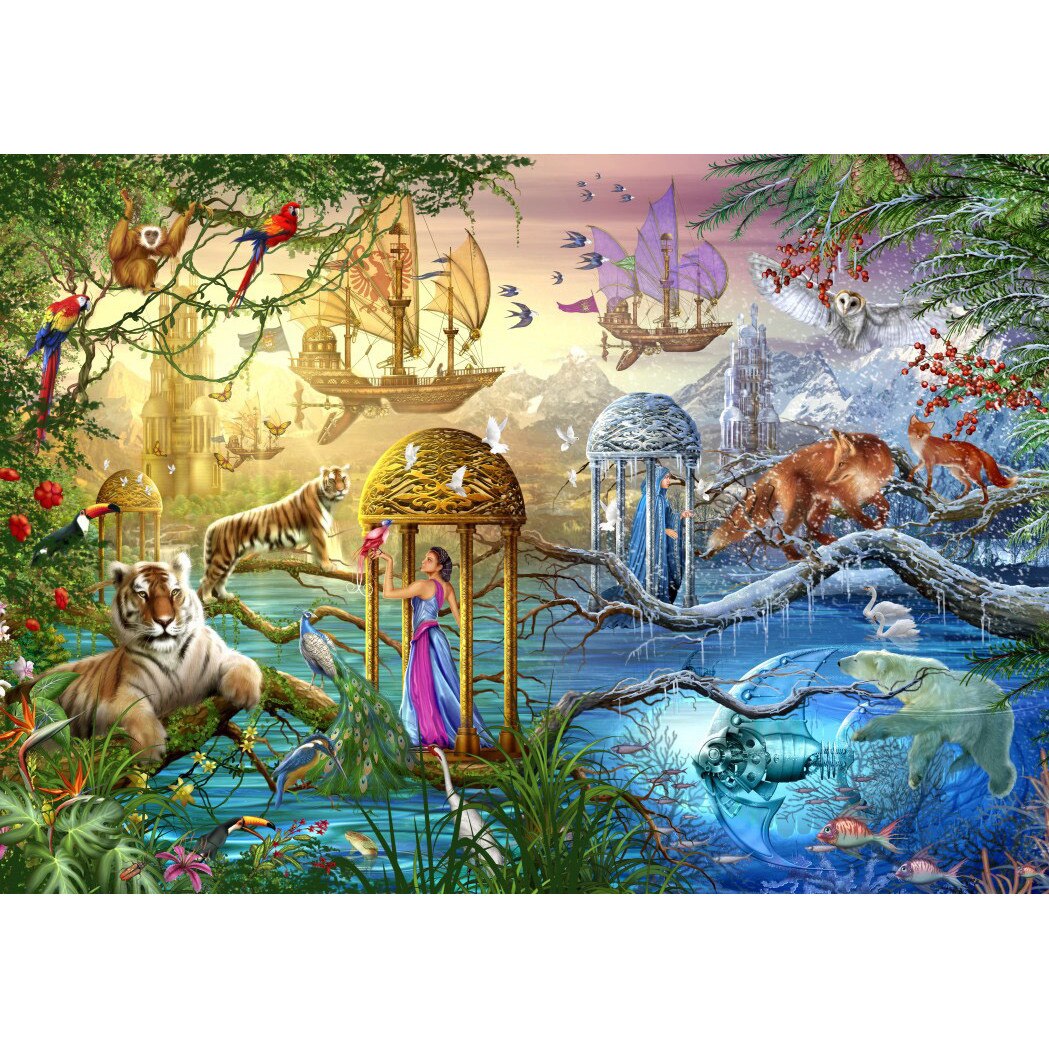 Puzzle Bluebird - Marchetti Ciro: Shangri La, 1.000 piese (70128)