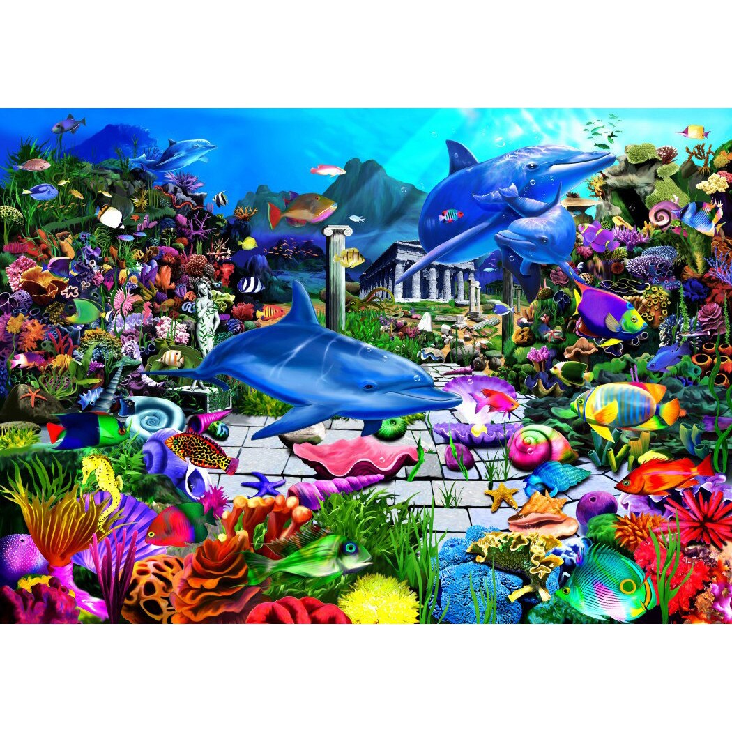 Puzzle Bluebird - Lost Undersea World, 1.000 piese (70145)