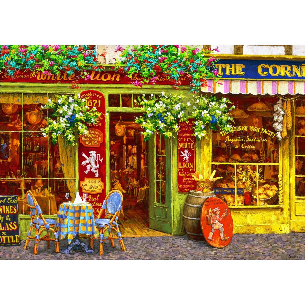 Puzzle Bluebird - Viktor Shvaiko: White Lion, 1.000 piese (70062)