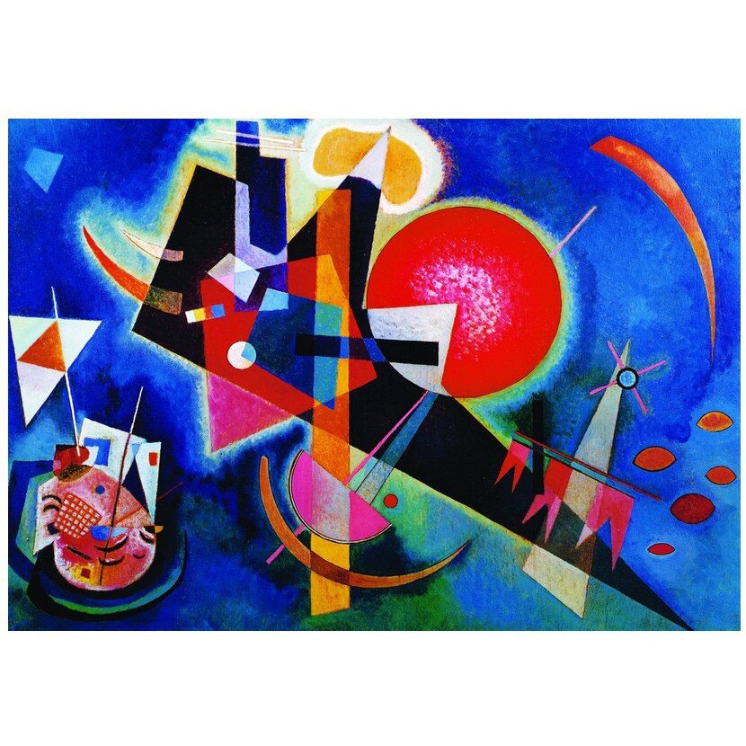 Puzzle Eurographics - Vassily Kandinsky: In Blue, 1.000 piese (6000-1897)