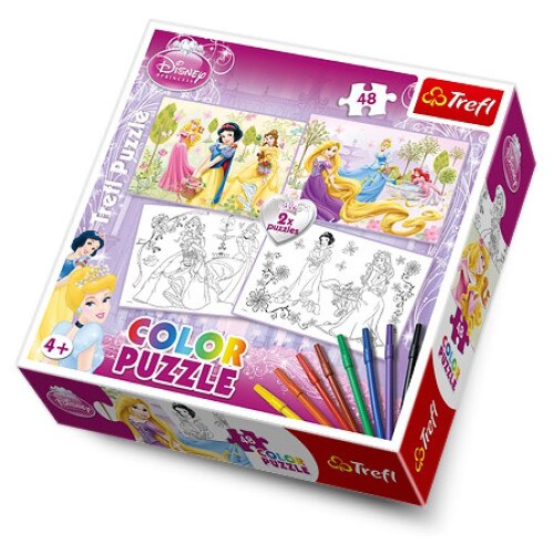 Puzzle Trefl - Disney Princess, 2x48 piese (41372)