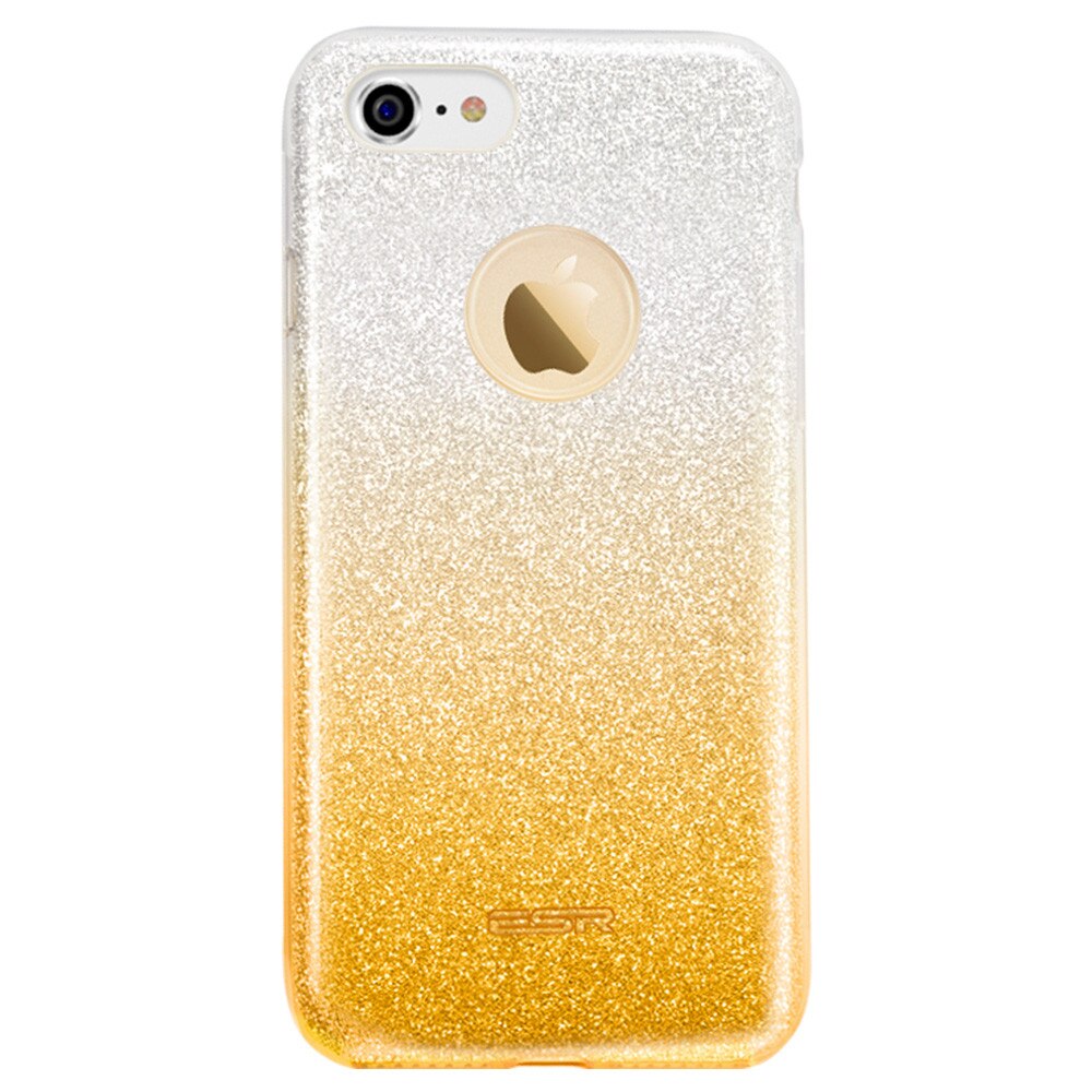 Carcasa ESR Makeup Glitter Sparkle Bling iPhone 8 / 7, Ombra Gold