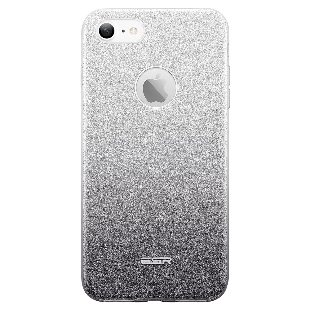 Carcasa ESR Makeup Glitter Sparkle Bling iPhone 8 / 7, Ombra Black