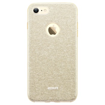 Carcasa ESR Makeup Glitter Sparkle Bling iPhone 8 / 7, Champagne Gold
