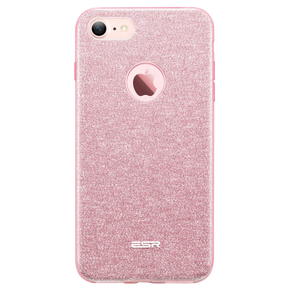 Carcasa ESR Makeup Glitter Sparkle Bling iPhone 8 / 7, Rose Gold