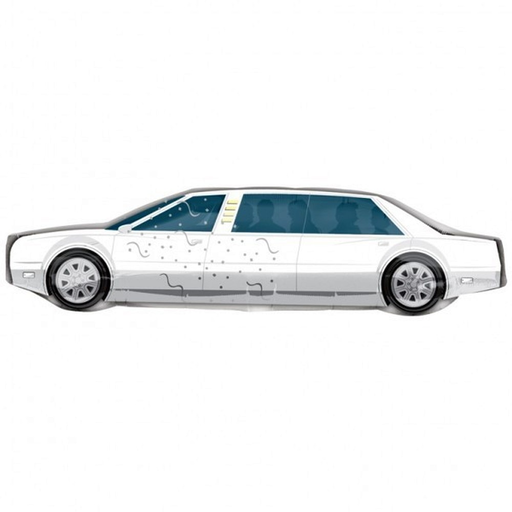 Balon Folie Figurina Limuzina, 107 x 28 cm