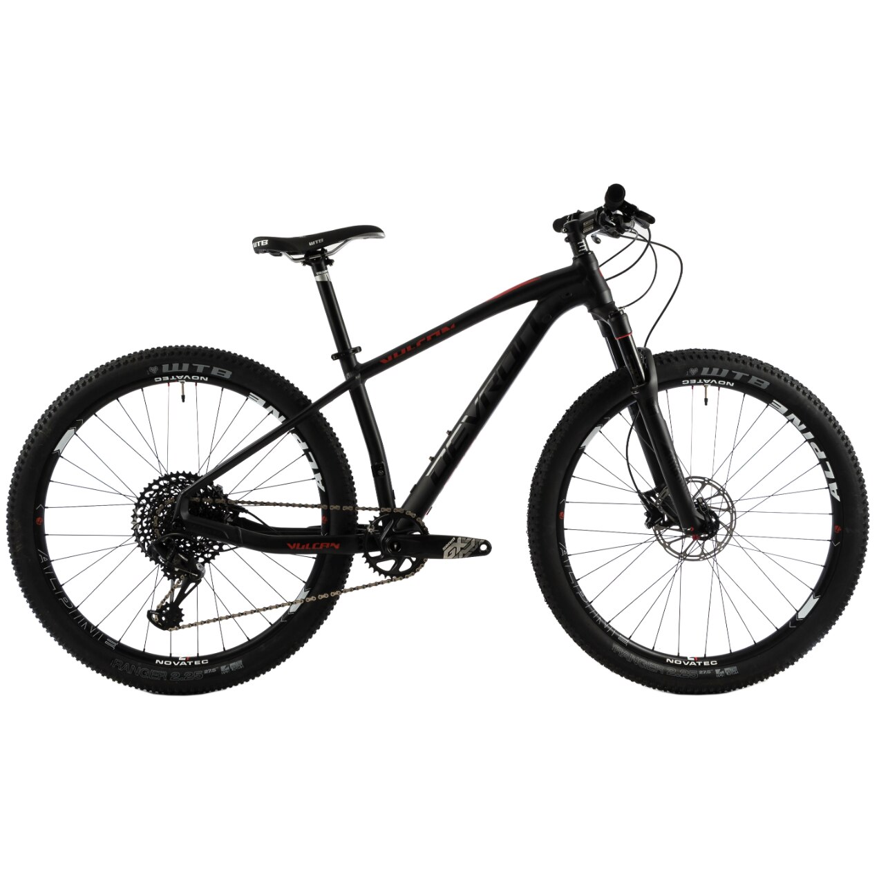Bicicleta Mtb Devron Vulcan 3.7 - 27.5 Inch, S, Negru