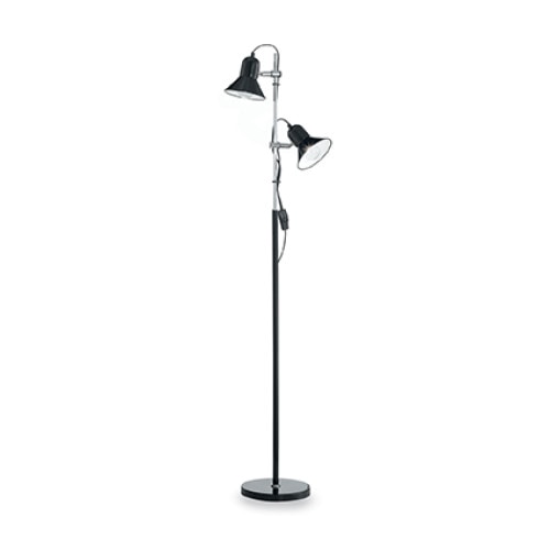 Lampadar POLLY 061139, Ideal Lux, negru, 2 x 60W E27