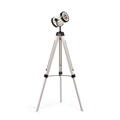 Lampadar TORCHIO 133973, Ideal Lux, alb, 1 x 60W E27