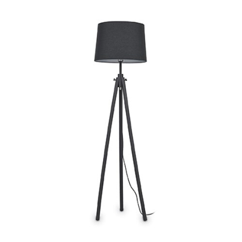 Lampadar YORK 121437, Ideal Lux, negru, 1 x 60W E27