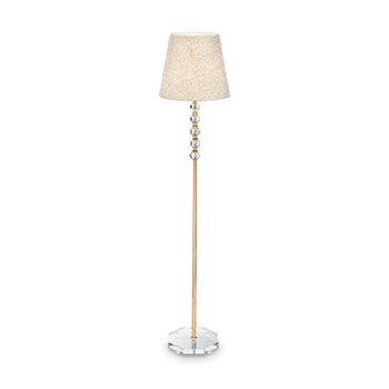 Lampadar QUEEN 077765, Ideal Lux, auriu, 1 x 60W E27 Lampadar QUEEN 077765, Ideal Lux, auriu, 1 x 60W E27