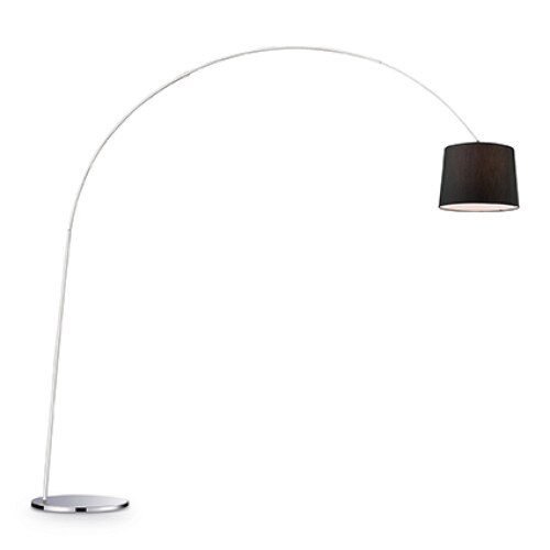 Lampadar DORSALE 014371, Ideal Lux, negru, 1 x 60W E27